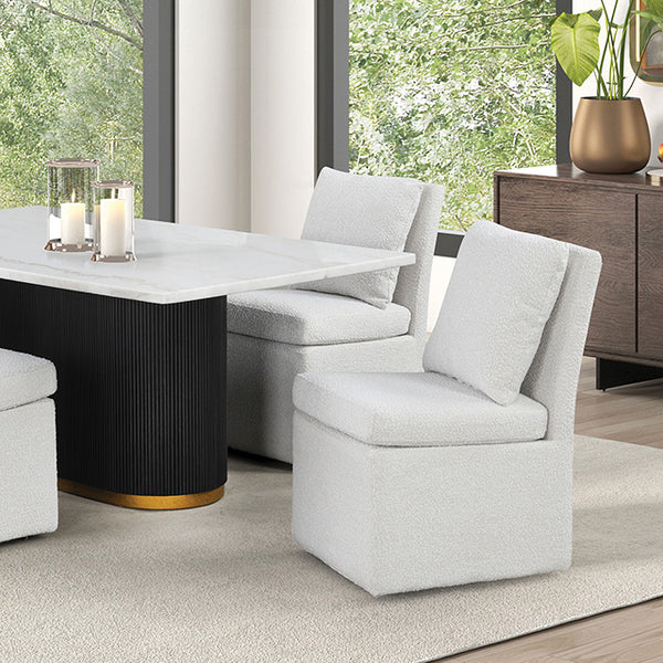 Morges 5 Pc Dining Table Set Black - My Sweet Home Furniture (Queens, NY)