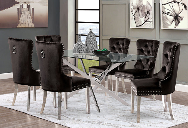 Silveria 7 Pc Dining Table Set - My Sweet Home Furniture (Queens, NY)