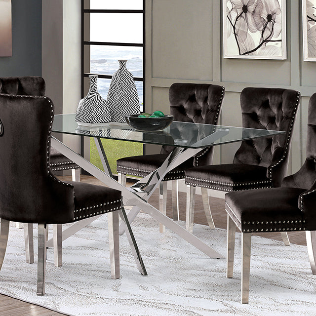 Silveria 7 Pc Dining Table Set - My Sweet Home Furniture (Queens, NY)