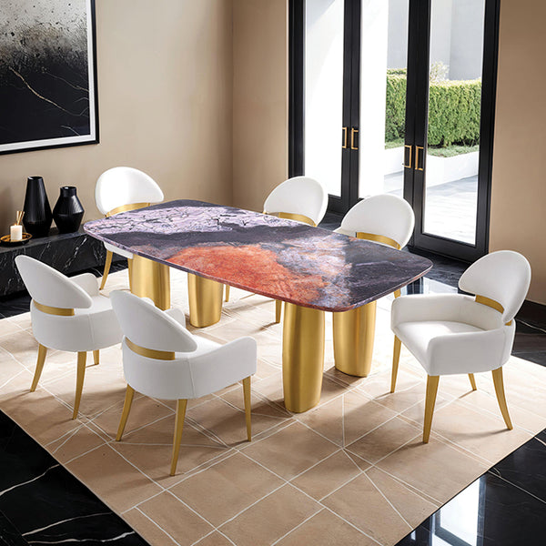 Northolt 7 Pc Dining Table Set - My Sweet Home Furniture (Queens, NY)