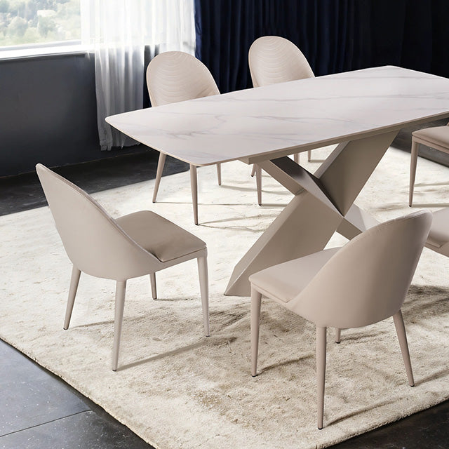 Lenvik 7 Pc Dining Table Set - My Sweet Home Furniture (Queens, NY)