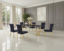 Horley 80" Dining Table, Gold Frame - My Sweet Home Furniture (Queens, NY)