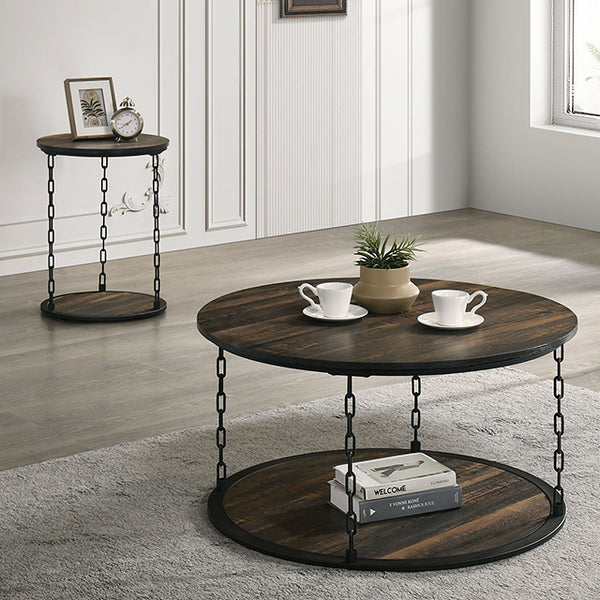 Ophira 3 Pc. Table Set Brown - My Sweet Home Furniture (Queens, NY)