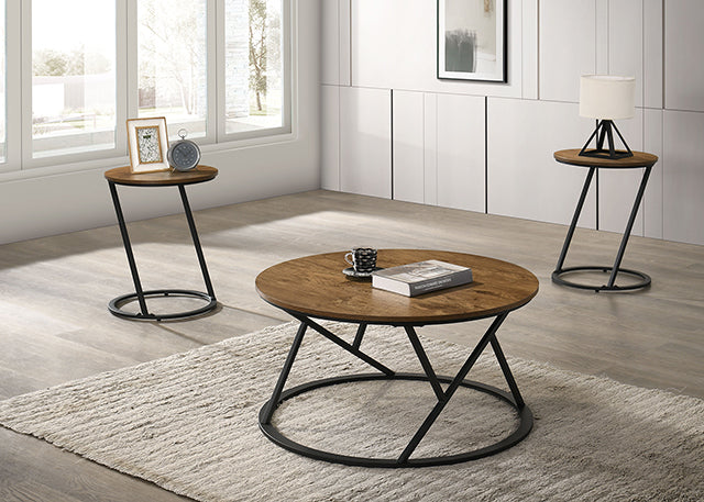 Ronde 3 Pc. Table Set Natural - My Sweet Home Furniture (Queens, NY)