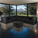 Nappi Large L-Sectional w/ Ottoman (Compressed Foam) - My Sweet Home Furniture (Queens, NY)