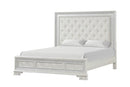 Stella Mia 4 Pc 5 Pc Queen Bedroom Set White & White - My Sweet Home Furniture (Queens, NY)