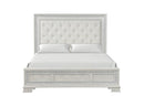 Stella Mia E.King & Queen Bed White & White - My Sweet Home Furniture (Queens, NY)