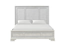 Stella Mia 4 Pc 5 Pc Queen Bedroom Set White & White - My Sweet Home Furniture (Queens, NY)