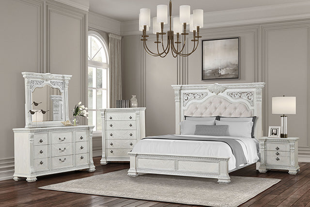Promenade Bed Dark Brown & White - My Sweet Home Furniture (Queens, NY)