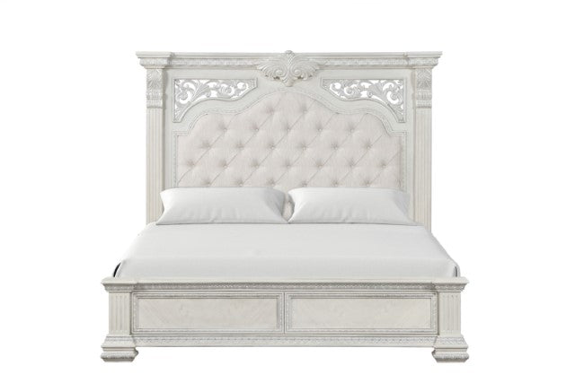 Promenade Bed Dark Brown & White - My Sweet Home Furniture (Queens, NY)