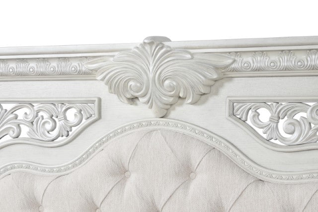 Promenade Bed Dark Brown & White - My Sweet Home Furniture (Queens, NY)
