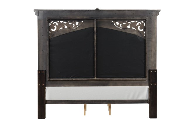 Promenade Bed Dark Brown & White - My Sweet Home Furniture (Queens, NY)