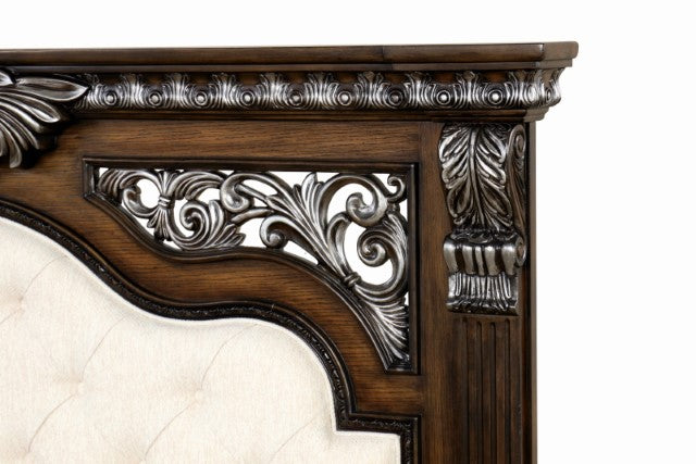 Promenade Bed Dark Brown & White - My Sweet Home Furniture (Queens, NY)
