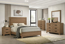 Panelli 5 Pc Queen Bedroom Set w/ 2 Nightstands - My Sweet Home Furniture (Queens, NY)
