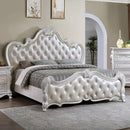 Ventresca 4 & 5 Piece Queen Bedroom Set White & Chrome - My Sweet Home Furniture (Queens, NY)