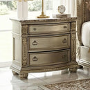 Fromberg Nightstand w/ Marble Top - My Sweet Home Furniture (Queens, NY)