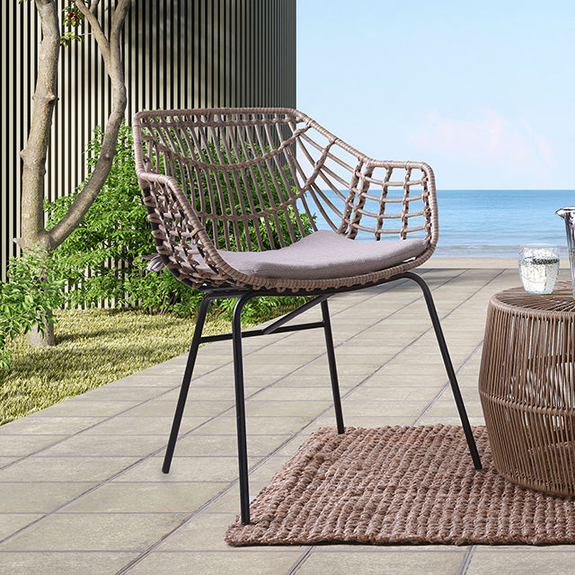 Livana Outdoor Chair (2/CTN) - My Sweet Home Furniture (Queens, NY)