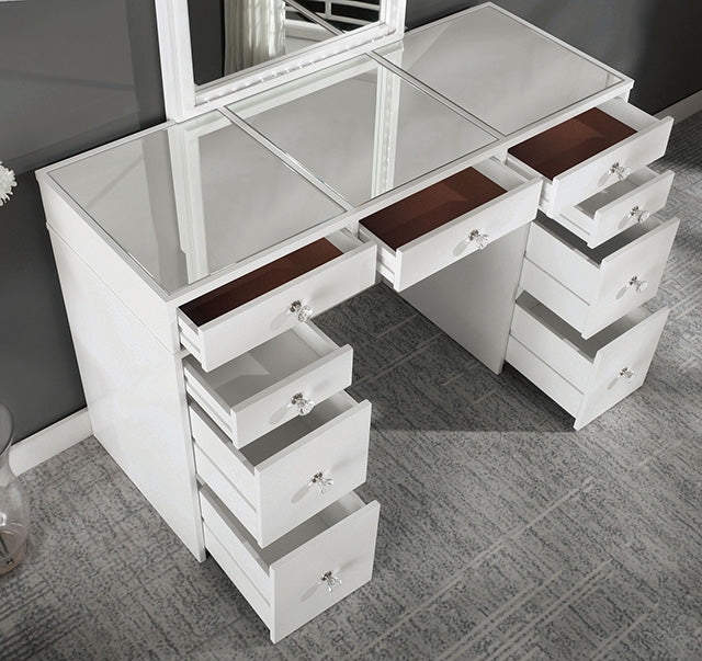 Louise Vanity W/ Stool - My Sweet Home Furniture (Queens, NY)