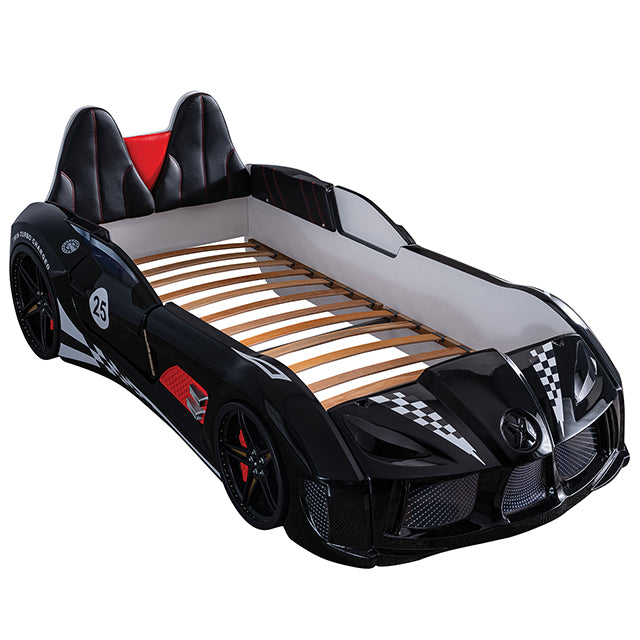 Trackster Bed White, Red,, Black, & Blue - My Sweet Home Furniture (Queens, NY)