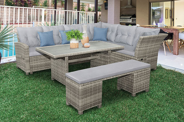 Malia 5 Pc. Sectional Set w/ Bench - My Sweet Home Furniture (Queens, NY)