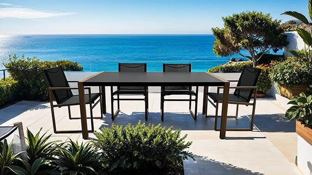 Oswego 8 Pc. Outdoor Dining Set - My Sweet Home Furniture (Queens, NY)
