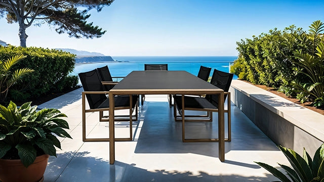 Oswego 8 Pc. Outdoor Dining Set - My Sweet Home Furniture (Queens, NY)