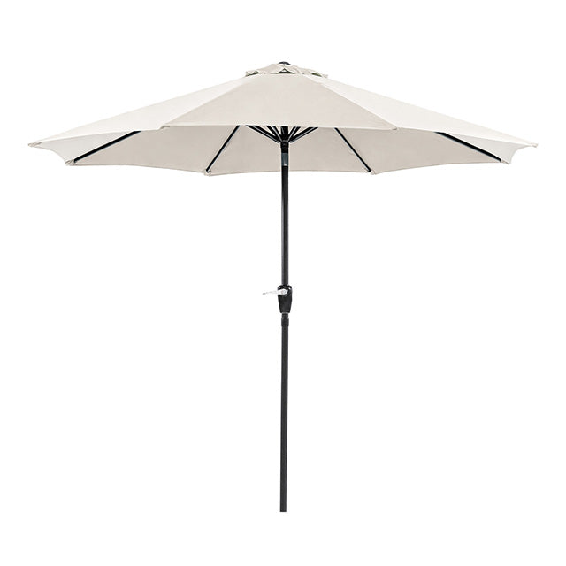 Soli 9' Outdoor Umbrella w/ Auto Tilt + 21" Round Base - My Sweet Home Furniture (Queens, NY)