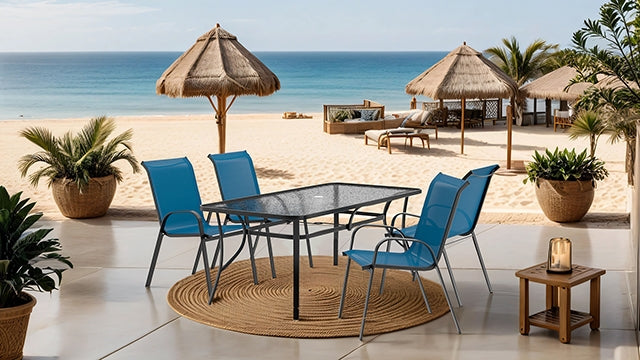 Pierro 5 Pc. Outdoor Dining Set - My Sweet Home Furniture (Queens, NY)