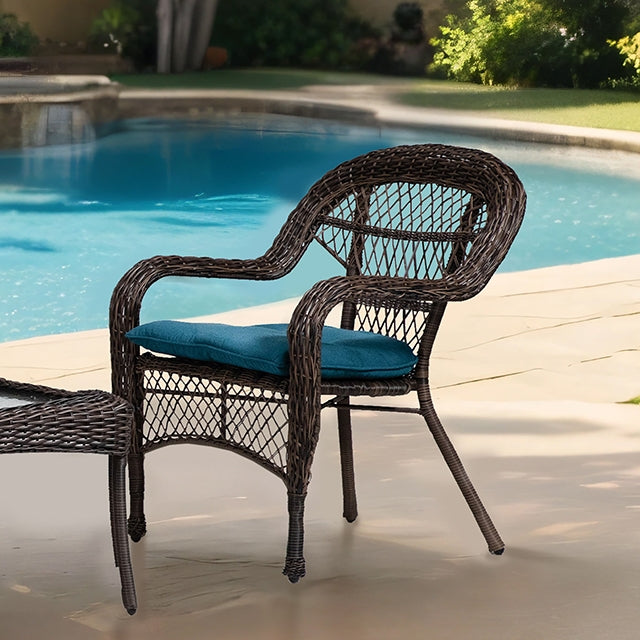 Oliveri Wicker Stacking Chair - 2Pc/Stack - My Sweet Home Furniture (Queens, NY)