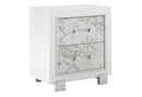 SANTORINI WHITE NIGHTSTAND - My Sweet Home Furniture (Queens, NY)