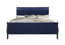 CHARLIE BLUE KING BED WITH LED, DRESSER, MIRROR, NIGHTSTAND - My Sweet Home Furniture (Queens, NY)