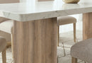 D2504DT AND 4 D12DC BEIGE/NATURAL - My Sweet Home Furniture (Queens, NY)
