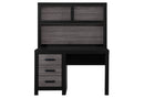 LISBON GREY/BLACK BOOKCASE TWIN BED, DRESSER, MIRROR AND NIGHTSTAND - My Sweet Home Furniture (Queens, NY)