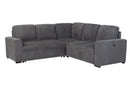 U2660 GREY SOFA BED SECTIONAL W/O CHAISE AND W/O PULLOUT - My Sweet Home Furniture (Queens, NY)