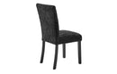 D2502 BLACK DINING CHAIR KIT OF 2 - My Sweet Home Furniture (Queens, NY)