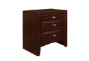 LINDA NEW MERLOT NIGHTSTAND - My Sweet Home Furniture (Queens, NY)