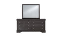 POMPEI METALLIC GREY QUEEN BED W/LED, DRESSER, MIRROR AND NIGHTSTAND - My Sweet Home Furniture (Queens, NY)