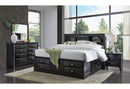 LINDA BLACK FULL BED GROUP