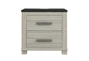 ASHLEY BROWN NIGHTSTAND W/USB & SPEAKER - My Sweet Home Furniture (Queens, NY)