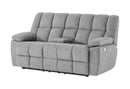 U6000 SMOKE CONSOLE RECLINING LOVESEAT - My Sweet Home Furniture (Queens, NY)