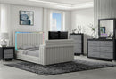ELIAS/EMMA TV FB BLACK QUEEN BED GROUP - My Sweet Home Furniture (Queens, NY)