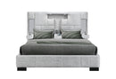 OSCAR GREY QUEEN BED NO WOOD TRIM - My Sweet Home Furniture (Queens, NY)