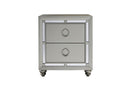 RILEY SILVER NIGHTSTAND - My Sweet Home Furniture (Queens, NY)
