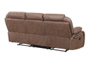 U2250 BROWN RECLINING SOFA
