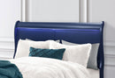 CHARLIE BLUE KING BED WITH LED, DRESSER, MIRROR, NIGHTSTAND - My Sweet Home Furniture (Queens, NY)