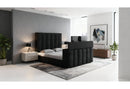 SERENITY ONYX KING BED WITH SPEAKER, TV LIFT AND FIREPLACE - My Sweet Home Furniture (Queens, NY)