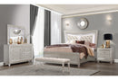PARIS CHAMPAGNE NIGHTSTAND - My Sweet Home Furniture (Queens, NY)