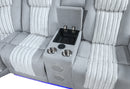 U8000 GREY P2 SECTIONAL WITH LED