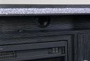 LILY DARK GREY ENT UNIT 72 INCH W/ LED, SPEAKERS, CRYSTAL INSERTS - My Sweet Home Furniture (Queens, NY)