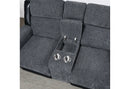 U5914/U5915 GREY/BLACK REC SOFA/CRLS W/IMMERSIVE SOUND & BLUE LED - My Sweet Home Furniture (Queens, NY)